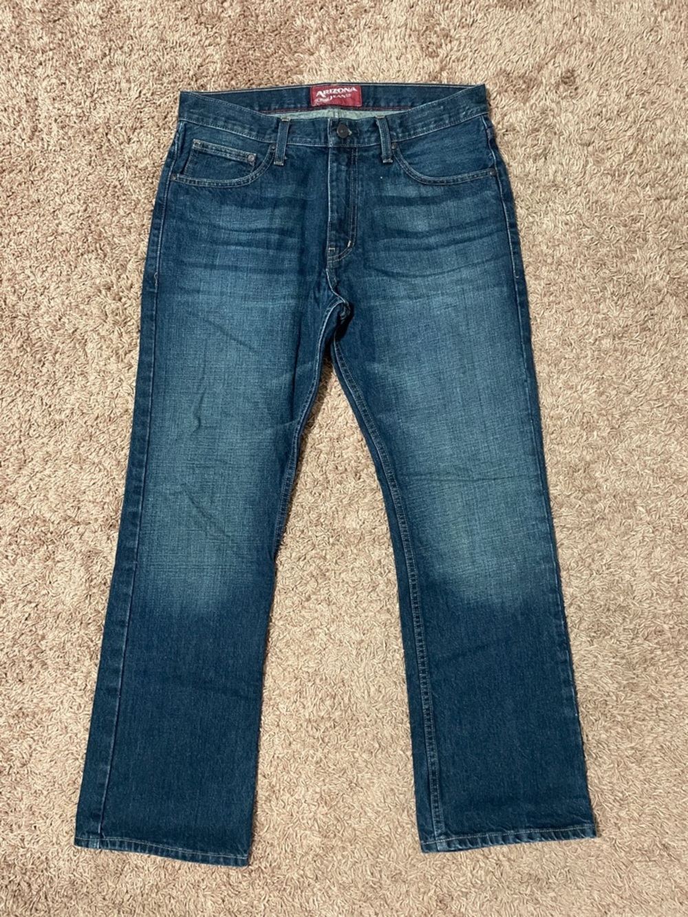 Arizona Jean Co. Men's 32x30 Dark Wash Original Bootcut Jeans